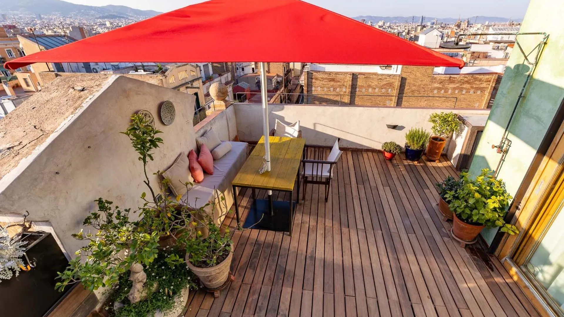 Apartment With Terrace Views Of Bcn Barcelona