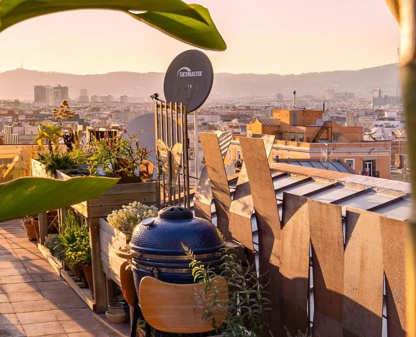 Apartment With Terrace Views Of Bcn Barcelona